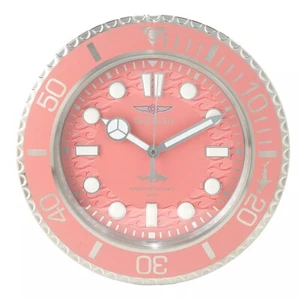 Invicta Pro Diver Wall Clock Light Pink Dial Quartz Luminous - Picture 1 of 1