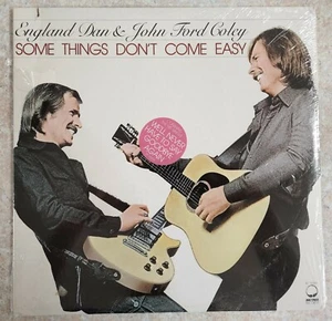 England Dan John Ford Coley Some Things Don't Come Easy Vinyl LP Record -Sealed- - Picture 1 of 12
