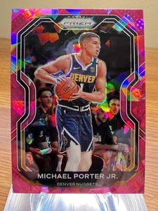 Panini Prizm #86 2020-21 Michael Porter Jr. Pink Ice Prizms - Imagen 1 de 2