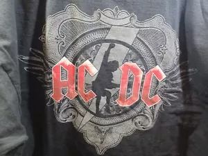 Vintage AC/DC Anvil Black Ice Tour Short Sleeve T Shirt Men’s Size 2X Black - Picture 1 of 9