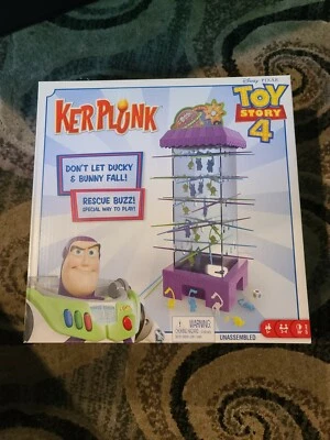 Disney Pixar Toy Story 4 Kerplunk Family Friendly Interactive Party Game CHOP - Image 1 of 2