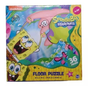 Nickelodeon SpongeBob Squarepants 30" x 20" floor puzzle, 36 pieces, TCG Toys - Picture 1 of 7