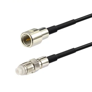 FME Male to Female RG174 Cable 1m for Cell Phone Antenna Adapter Cable - Picture 1 of 3