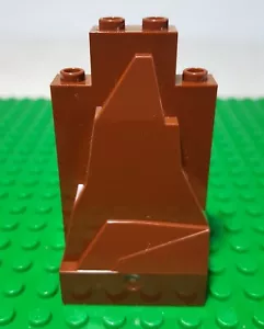 Lego 47847 54782 57512 33458 Felsplatte 2x4x6 rotbraun - Bild 1 von 6
