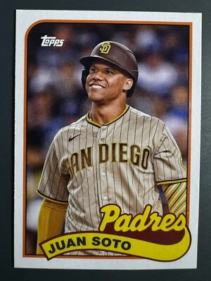 2023 Topps Archives Juan Soto Fernando Tatis Jr 1989 Doubleheaders No. 89DH-14 - Image 1 of 2
