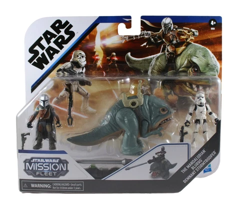Hasbro Star Wars Mission Fleet Mandalorian & Blurrg with Remnant Trooper Figures Cover