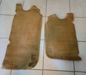 Mercedes OEM W123 Wagon rear seat back carpet  Palomino Biege  - Bild 1 von 4