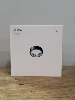 Oura Ring Gen 4 Size 12 Black - Image 1 of 3