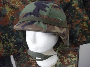 Original USA alter US Helm M2 mit Tarnüberzug und Helmband. - Bild 1 von 15