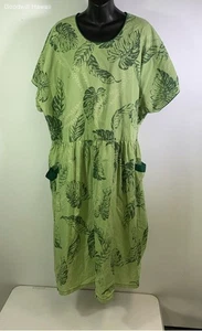 LEE'S FASHION Short Sleeve Hawaiian Aloha Tropical Dress Women - Size XXL - Picture 1 of 4