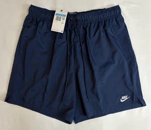 Nike Club Flow Herren blau gewebte Shorts Mesh gefüttert Gr. Medium NEU FN3307-410 - Bild 1 von 5