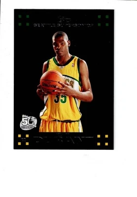#112 Kevin Durant RC 2007 08 Topps novato Foto 1 de 2