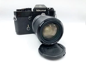Nikon Nikomat Nikormat EL analoge Kleinbildkamera & Objektiv 35–105 mm f/3,5–4,5 Set DDP - Bild 1 von 15