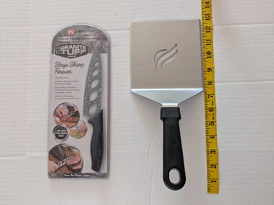 Blackstone Smashburger Spatula Heavy Duty Handle Large Stainless With Free Knife - Image 1 of 2
