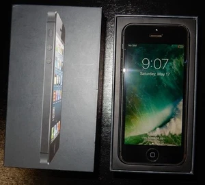 Apple iPhone 5 - 16 Go - Noir, entièrement fonctionnel débloqué - Photo 1 sur 12