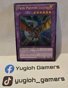 YUGIOH TWIN FOTON LIZARD ORCS-EN039 1ª EDICIÓN ULTIMATE LIGHT JUGADO - Imagen 1 de 3