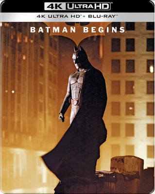 Batman Begins (2005) Limited Edition Steelbook 4K Ultra HD + Blu-Ray - Image 1 of 2