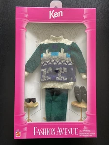 1995 Ken Fashion Avenue 14676 Barbie Puppe Outfit Pullover Hose Mattel - Bild 1 von 4