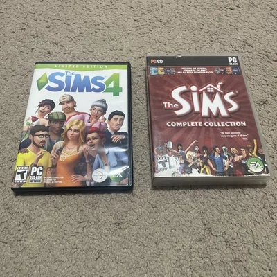 Sims 4 (PC: Windows, 2014) SIMS COMPLETE COLLECTION ( PC: Windows, 2005). Read - Image 1 of 4