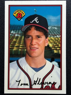 1989  Bowman Tiffany  #267  Tom Glavine  Atlanta Braves - Image 1 of 2