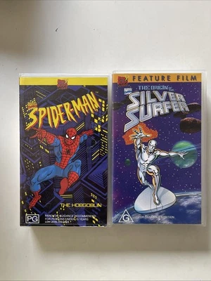 Spider-Man & Silver Surfer (VHS, 1997) Fox Kids Video Marvel Animated - Image 1 of 4