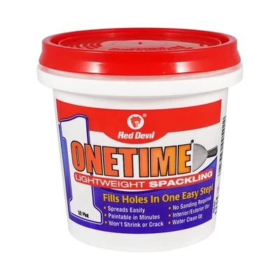 0542 ONETIME Lightweight Spackle Wall Repair Spackling for Holes Drywall 1/... - Image 1 of 4