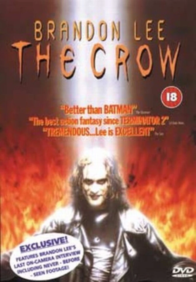 The Crow (DVD) Tony Todd Ernie Hudson Anna Thomson Sofia Shinas (UK IMPORT) - Image 1 of 1