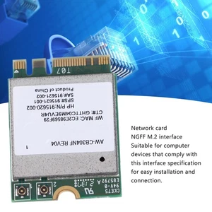 AW CB304NF RTL8821CE Network Card 433Mbps M.2 NGFF Network Card BT4.2 Networ NEW - Afbeelding 1 van 12