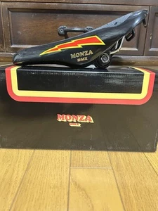 Monza Saddle Black/Red Old Bmx Mongoose Quahara - Picture 1 of 6