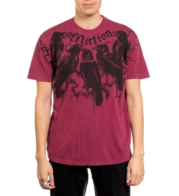 Affliction Men's T-shirt Crows - Image 1 of 4