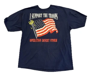 T-shirt maglietta Operazione Desert Storm XL truppe USA esercito militare vintage anni 90 - Foto 1 di 7