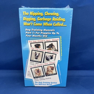 Dog Training Manuals Part 1: Puppies Up To Four Months Old, VHS,1998, New Sealed - Image 1 of 4