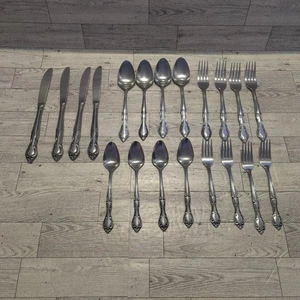 Hampton Court 16 Piece Stainless Steel Flatware Set Made In Japan - Picture 1 of 9