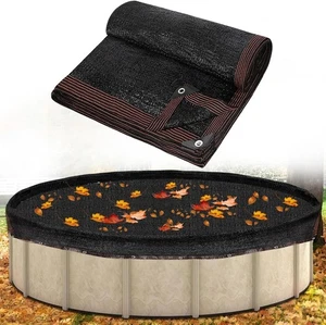 30 ft Leaf Net Pool Covers for Above Ground Pool - 30 Feet Winter Cover Mesh Cov - Picture 1 of 7