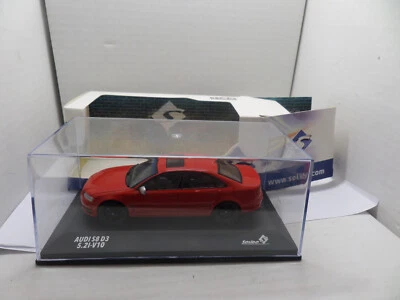 Audi S8 D3 5.2l-V10 Rouge  au 1/43 de SOLIDO , Solido , Audi - Photo 1/4