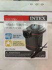 Intex Quick-Fill Air Pump Electric Outdoor Use 12 V DC Power 650 L/min Black