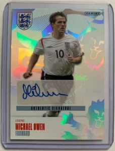 PANINI THE BEST OF ENGLAND 2022- Michael Owen Legend - Autograph Signature - Picture 1 of 2