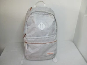Adidas Unisex Classic 3S III Laptop Backpack Storage White Rose Gold Unisex - Picture 1 of 5