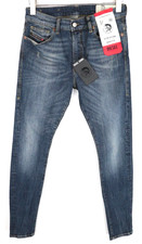 DIESEL D-Amny 069GC Men Jeans W29/L32 Skinny Wash Cotton Stretch Blue Denim