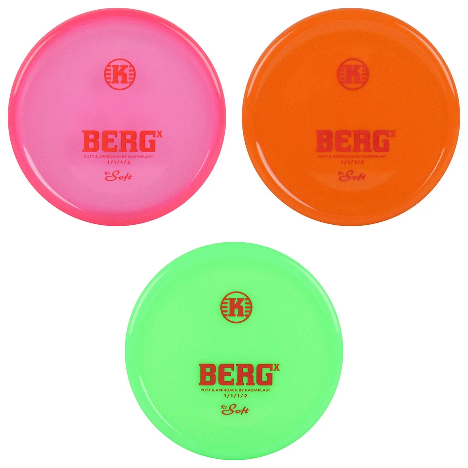 Kastaplast Disc Golf K1 Soft Berg X Putter 1/1/1/2 - Choose Exact Disc - Image 1 of 1