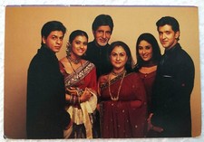 Kajol Devgan Shah Rukh Khan Amitabh Jaya Hrithik Kareena Rare Postcard Post card