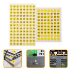 10 Sheets Number Classification Stickers Round Office Dot