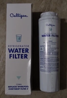 Culligan CUW4 Replacement Refrigerator Water Filter for Whirlpool Factory Sealed - Image 1 of 4