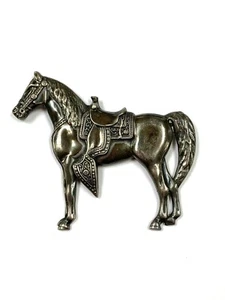Sterling Silber Pferd Anstecknadel Brosche - Bild 1 von 5