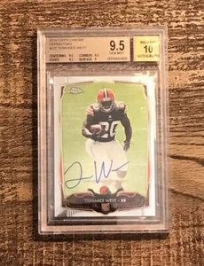2014 Topps Chrome Terrance West RC Auto BGS 9.5 Gem Mint 💎 - Picture 1 of 1
