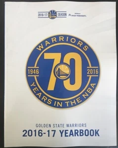 2016-2017 GOLDEN STATE WARRIORS PROGRAM YEARBOOK NBA BASKETBALL FINALS CHAMPIONS - Picture 1 of 1