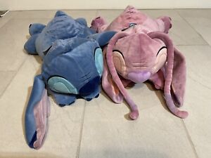 NWT Angel And Stitch Dream Friends sleeping Plushes 21”