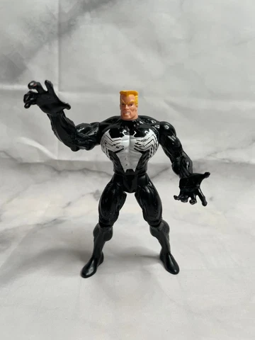 Toy Biz 1995 Marvels Venom - Eddie Brock No mask Loose action figure Spiderman Cover