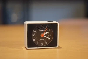 Vintage Sankyo Clock, Modernist Design, Made in Japan, Rare, Retro, Good cond - Bild 1 von 12