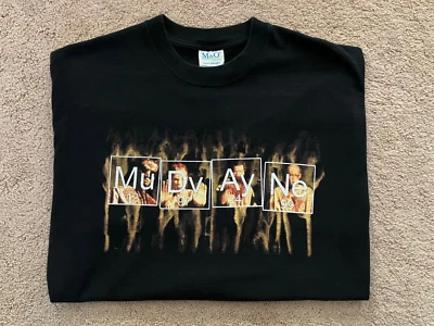 Vintage Mudvayne T-Shirt Mens XL Black LD50 2001 Nu Metal Band Tour Concert Y2K - Image 1 of 4